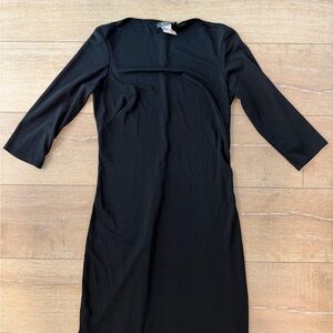 City Triangles Black Long Sleeve Dress